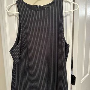 Black and white pinstriped sleeveless blouses from Banana Republic. Size 12.